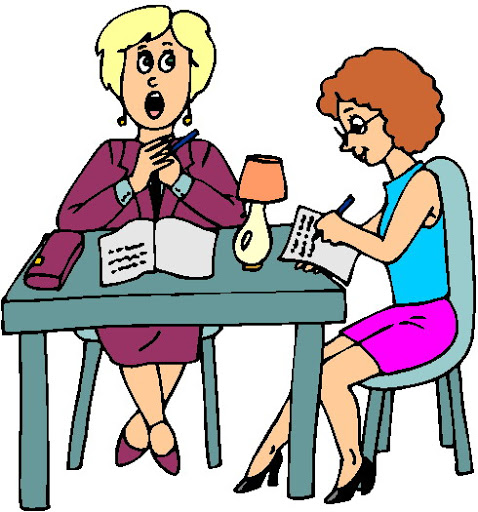 teacher talking to student clipart